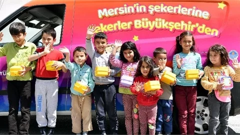 Mersin’in Şekerlerine, Şekerler Büyükşehir’den