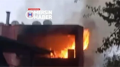Mersin'de Yangın: 2 Çocuk Hayatını Kaybetti