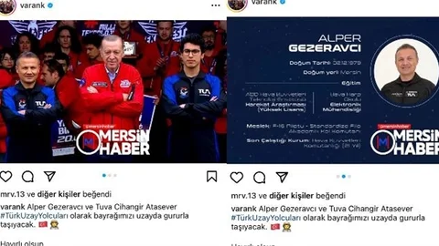 Türkiye'nin İlk Uzay Yolcusu Mersinli Alper Gezeravcı