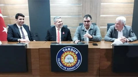 MHP Milletvekili Adayı Dr. Uysal Tarsus TSO’yu Ziyaret Etti