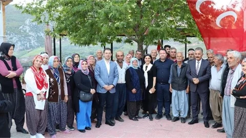 MHP Milletvekili Adayı Soydan, Yenişehir'in Köylerine Çıkarma Yaptı