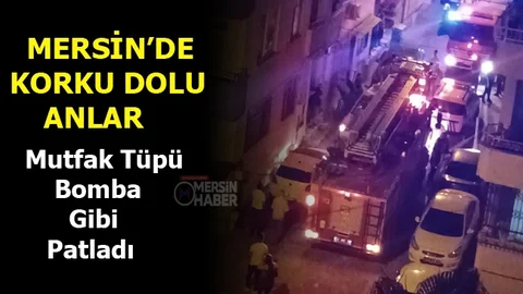Mersin'de Patlama Sesi, Mahalleli Sokağa Döküldü