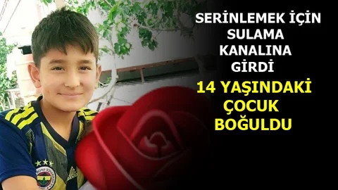 Serinlemek İçin Sulama Kanalına Girdi, Cansız Bedeni Çıkarıldı