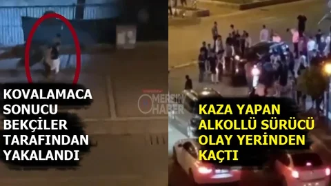 Mersin'de Kaza, Alkollü Sürücü Olay Yerinden Kaçtı