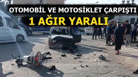 Silifke'de Kaza, 1 Ağır Yaralı