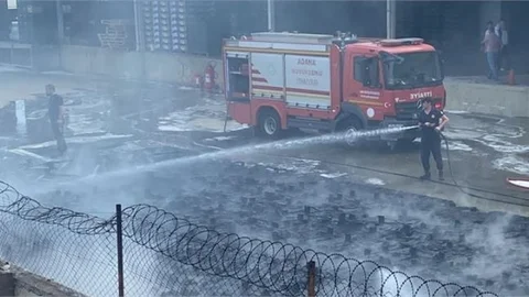 Narenciye Paketleme Tesisinde Yangın