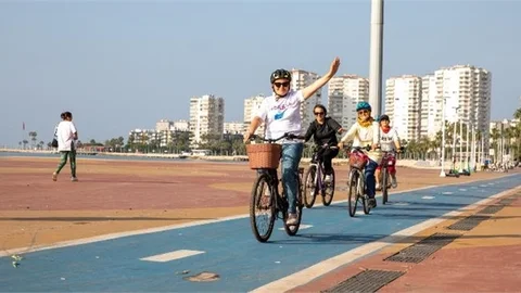 Mersin Büyükşehir Bisiklet Kullanımını Teşvik Ediyor