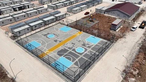 Kardeş Şehir Adıyaman’da Konteyner Kentin Yapımı Tamamlandı