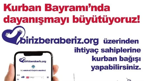 Mersin Büyükşehir’den İhtiyaç Sahipleri İçin Kurban Bağışı Kampanyası