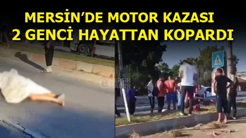 Mersin'de Motor Kazası, 2 Ölü