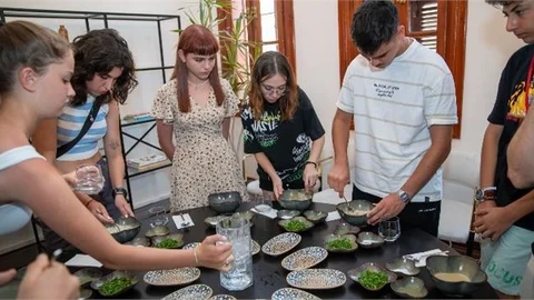 Konuk Öğrenciler Gastronomi Konağı’nda Atölyeye Katıldı