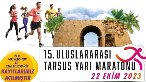 15.Tarsus Yarı Maratonu İçin Kayıtlar Başladı