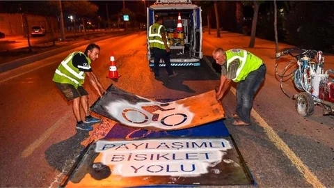 Mersin Büyükşehir, ‘paylaşımlı Bisiklet Yolu’ Uygulamasına Başladı