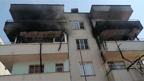 Mersin-tarsus'ta Ev Yangını