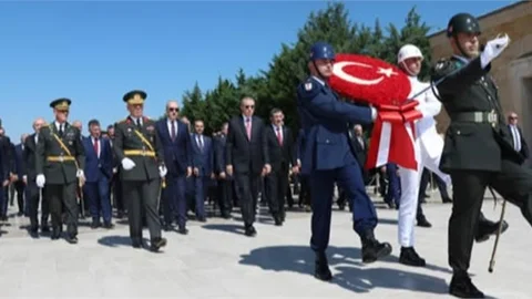 30 Ağustos Zafer Bayramı: Cumhurbaşkanı Erdoğan, Anıtkabir’de Düzenlenen Törene Katıldı