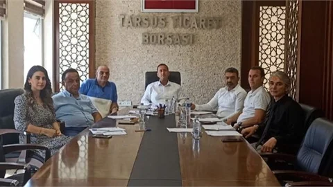Tarsus Ticaret Borsası Yönetim Kurulu Toplantısı Gerçekleşti
