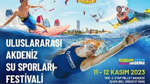 "Akdeniz’de Uluslararası Su Sporları Festivali Başladı"