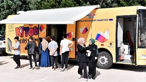 Kitobüs, Mersin’de Her Noktaya Ulaşıyor