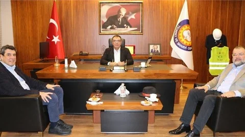 Koluman Otomotiv Yöneticileri Tarsus Ticaret ve Sanayi Odası'nı Ziyaret Etti