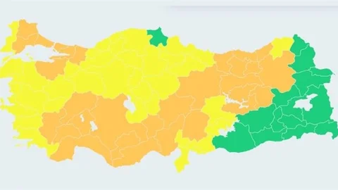 Mersin'e Meteorolojik Uyarı