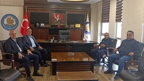 İlçe Jandarma Komutanı Güler’den Borsaya Ziyaret