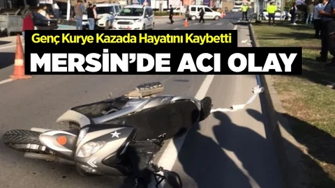 Genç Kurye Acı Kazada Yaşamdan Koptu