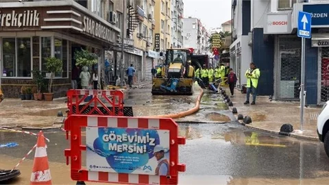 MESKİ Ekipleri, Şiddetli Yağış Esnasında Meydana Gelen Arızayı da Hızlıca Onardı