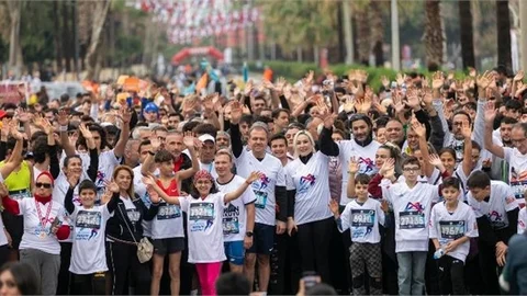 Binlerce Kişi Spor Kenti Mersin’i Koştu