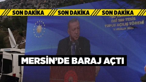 Mersin’de Uzun Vadeli Su İhtiyacını Karşılayacak Açılış