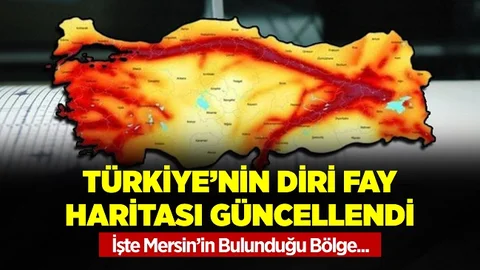 Mersin 3.Derece Riskli Bölge Üzerinde
