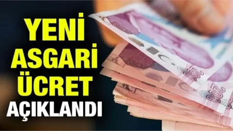 Merakla Beklenen Asgari Ücret Açıklandı