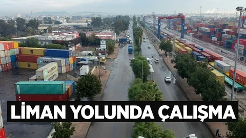 Büyükşehir, Liman Yolu’nda Trafik Güvenliğini Sağlıyor