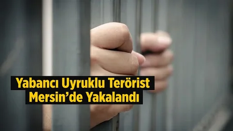 Terörden Aranan Zanlı Mersin’de Yakalandı