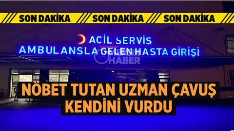 Mersin’de Nöbet Tutan Uzman Çavuş Kendini Vurdu