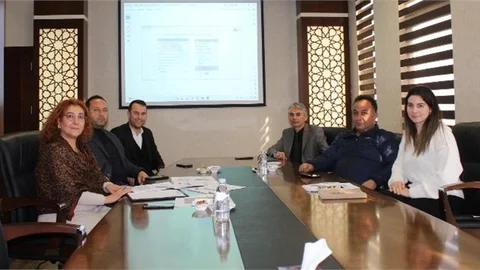 Başkan Mustafa Teke, Akreditasyon Ekibi İle Toplandı