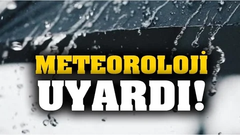 Mersin’in 6 İlçesine Yağış Uyarısı