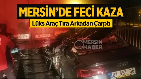 Lüks Araçla Feci Kaza, 1 Ölü