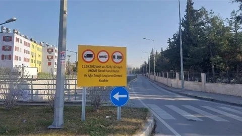 Mersin’de Ağır Tonajlı Araçların Güzezergahları İşaretlendi