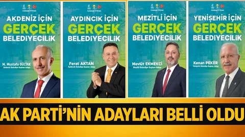 AK Parti’nin İlçe Adayları Belli Oldu