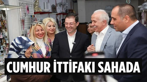 Serdar Soydan Çarşı Esnafını Ziyaret Etti
