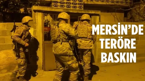 MİT ve Jandarma’dan Mersin’de Terör Operasyonu