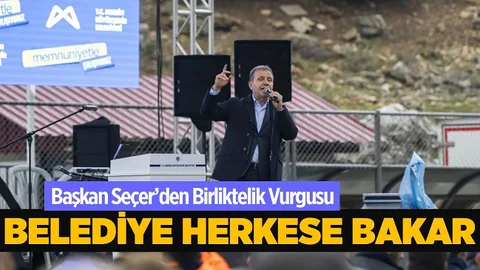 Gündoğdu Halkından Seçer’e Tam Destek