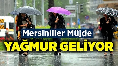 Mersin’de Yağış Bekleniyor