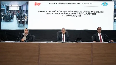 Mersin Büyükşehir Belediye Meclisi’nin Mart Ayı 1. Birleşimi Gerçekleşti