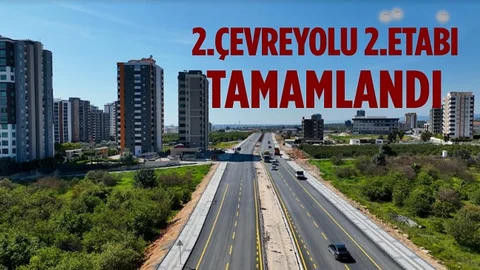 2. Çevre Yolu’nda 1.300 Metrelik Yeni Yol Trafiğe Açıldı