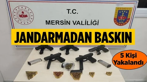 Jandarmadan Silah Kaçakçılığı Operasyonu