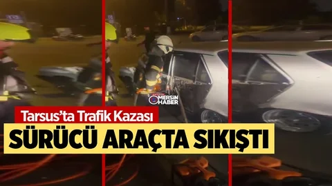 Tarsus’ta Yeni Hastane Kavşağında Kaza