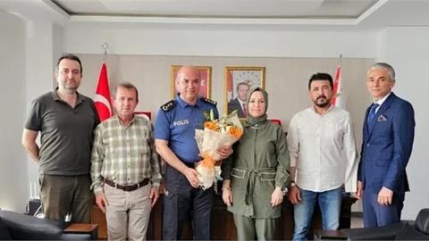 Tarsus Kaymakamlığı İlçe İnsan Hakları Kurulu Üyelerinden Emniyete Ziyaret