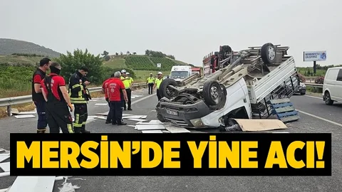 Mersin’de Feci Kaza, 1 Ölü 2 Yaralı