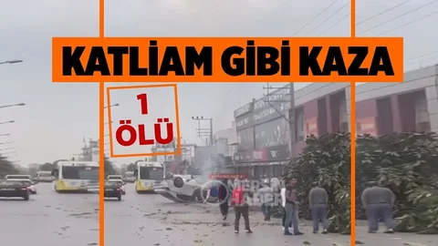 Mersin’de Trafik Kazası; 1 Ölü, 3 Yaralı